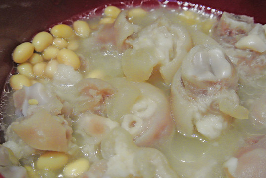 豬蹄湯 黃豆豬蹄煲