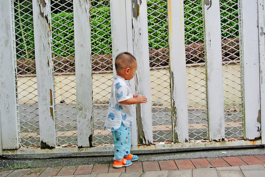 學步的小寶寶 嬰幼兒