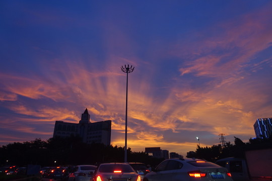 都市風(fēng)光 夕陽(yáng)