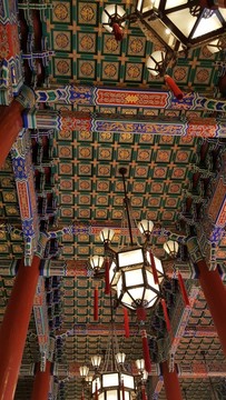 天安門六角宮燈