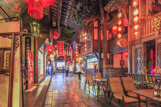 成都錦里夜景