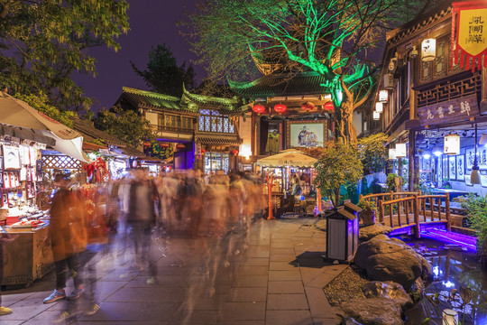 成都錦里夜景