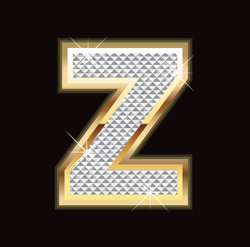Z字母的Bling Bling