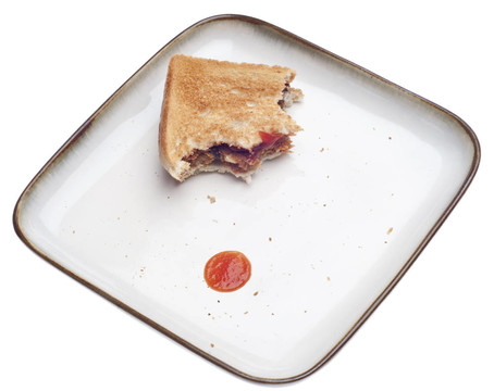 幾乎吃黑豆素食漢堡三明治吐司