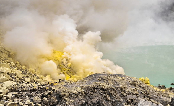 Ijen火山口