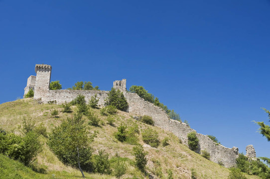 Rocca Maggiore。阿西西。翁布里亞大區(qū)。