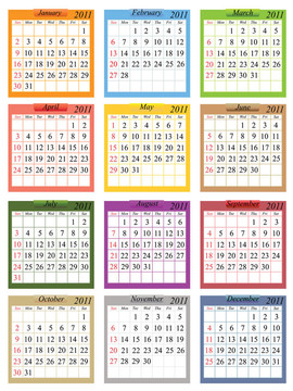 2011日歷