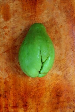 佛手瓜芒果南瓜mirliton蔬菜