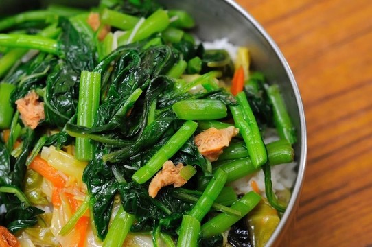 健康的素食菜
