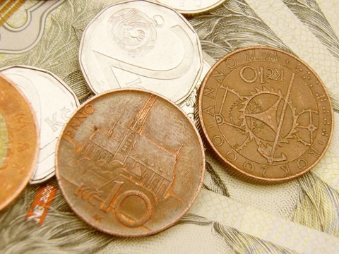 捷克korunas CZK（捷克共和國(guó)法定貨幣）的紙幣和硬幣