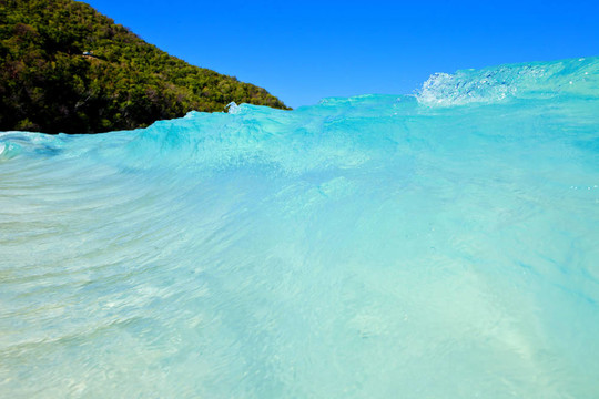 波浪破碎；水觀