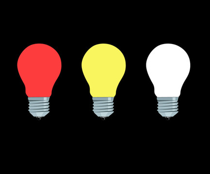 發(fā)光的電燈