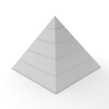 平原金字塔圖-五級