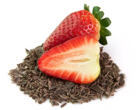Strawberry在一塊巧克力