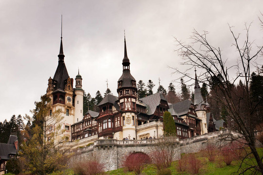 Peles Castle在羅馬尼亞