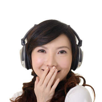 亞洲女人的微笑