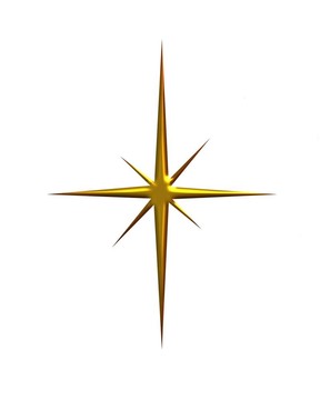 閃亮的金色的星星