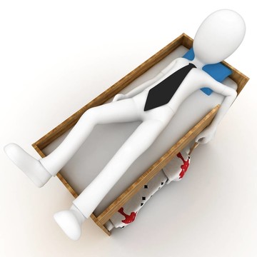 3D男子睡在小床上