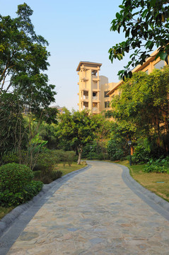 路在花園
