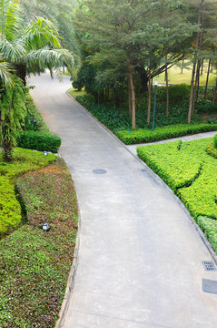 路在花園