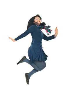 開(kāi)朗的女人跳