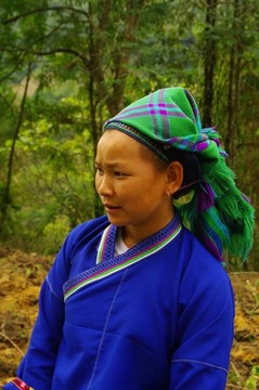 和黑人民族的女人