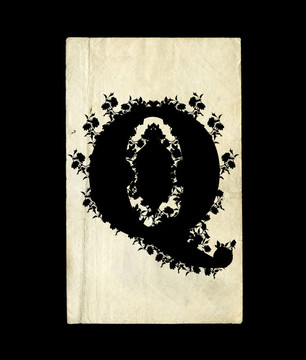字母q.