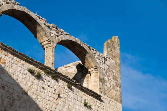 Norman Castle。韋爾薩諾。Apulia。