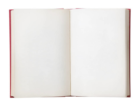 空白的書