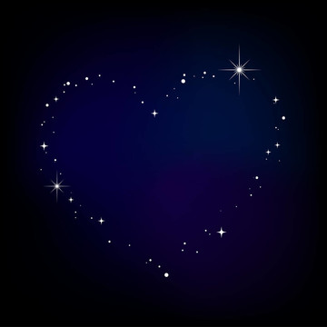夜空中的星星