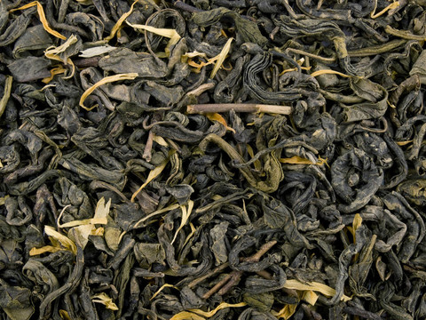 芳香綠茶背景