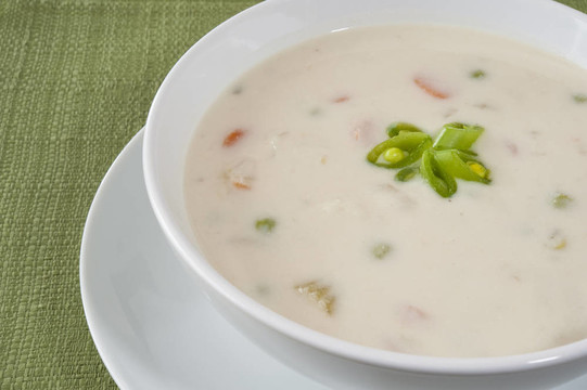 腰果奶油奶油菜花湯