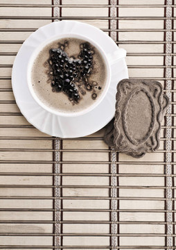 在cappuchino咖啡墊組成
