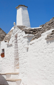 特魯利。阿爾貝羅貝洛。Apulia。
