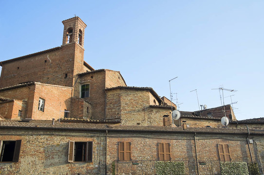 Citta della Pieve的觀點(diǎn)。翁布里亞大區(qū)。