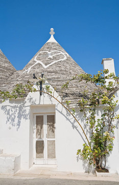 Trullo。阿爾貝羅貝洛。Apulia。