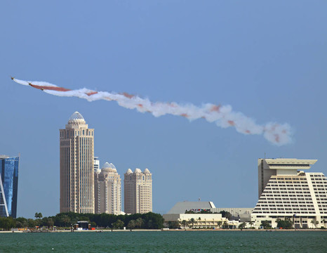 卡塔爾空軍表演