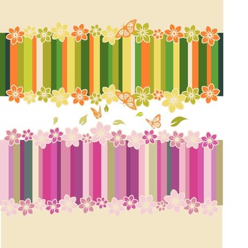 花蝴蝶圖案