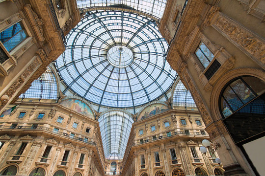 Galleria Vittorio Emanuele米蘭；意大利