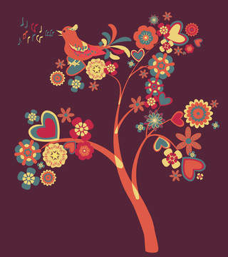 樹(shù)上的花