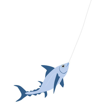 捕捉魚的背景