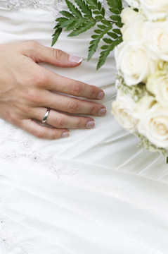 結(jié)婚戒指和禮服