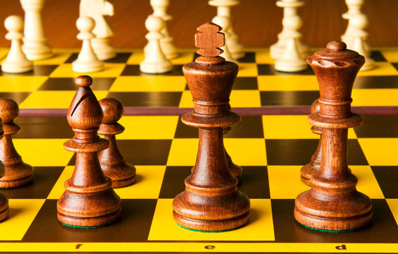棋盤上的棋子