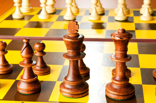 棋盤上的棋子