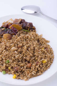 與螳螂蝦炒飯