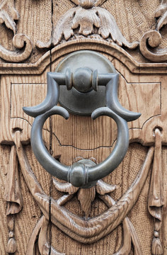 在該門(mén)Doorknocker。