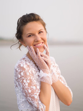 浪漫的bridet海灘