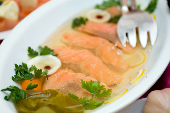 Aspic從鮭魚