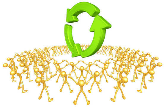 社區(qū)回收標(biāo)志