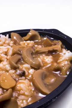 蘑菇和米飯